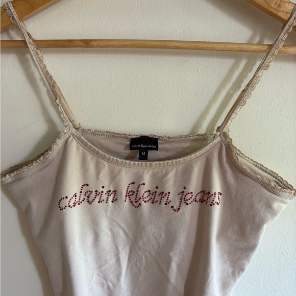 ✨ Vintage Calvin Klein Jeans Baby Tank ( Size M ~ fits small) - Picture 3 of 4